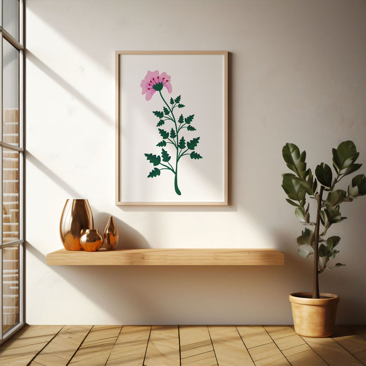 petal-serenity-b  Elegant framed art print in a beautiful frame