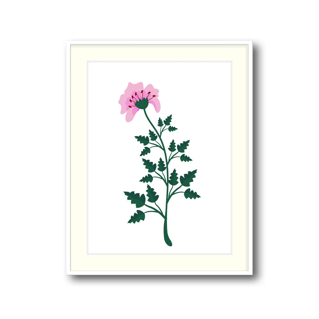 petal-serenity-b  Elegant framed art print in a beautiful frame