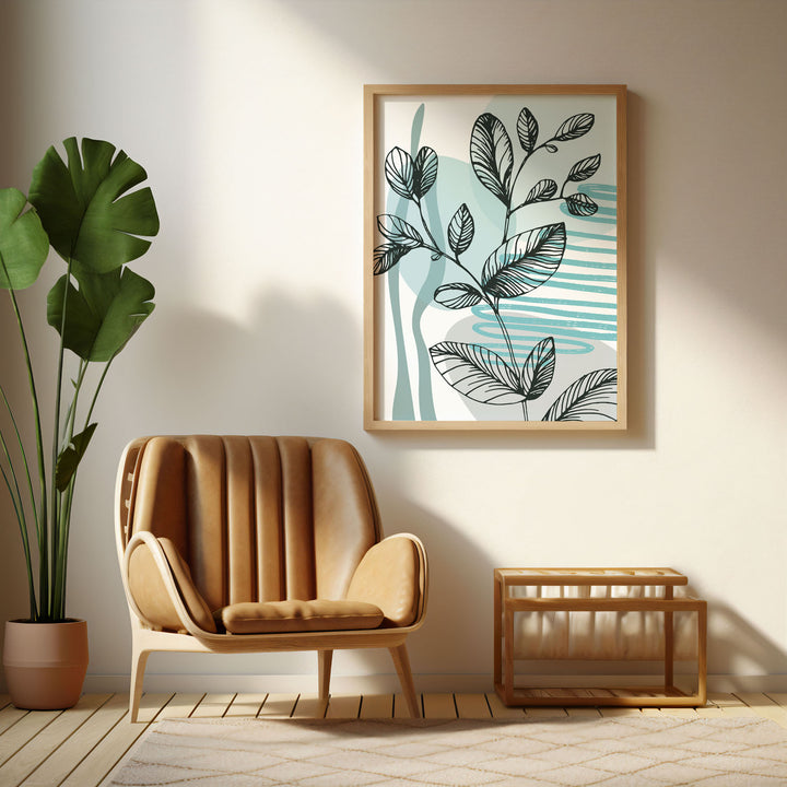 verdant-melody-a  Elegant framed art print in a beautiful frame