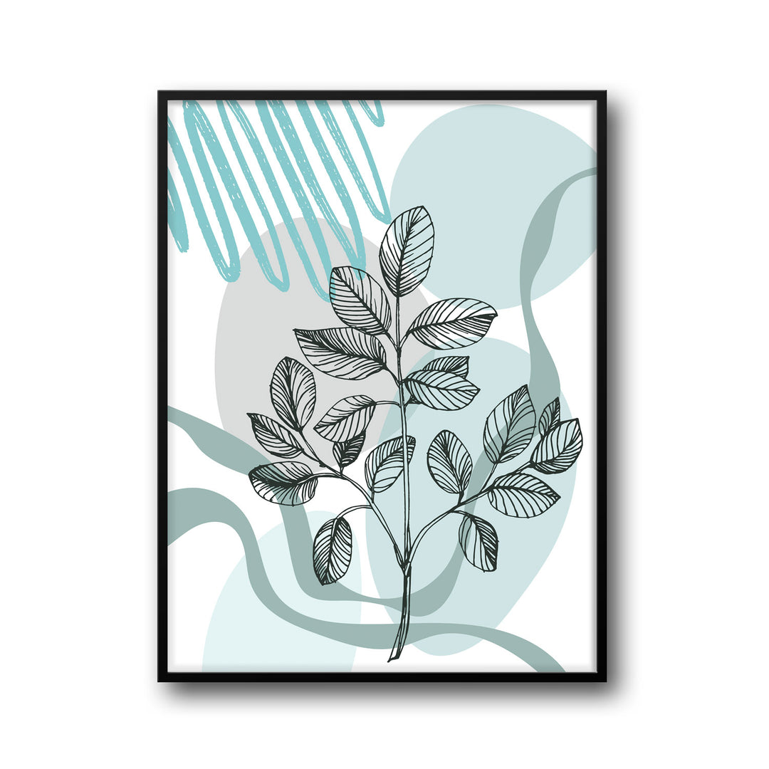 verdant-melody-c  Elegant framed art print in a beautiful frame