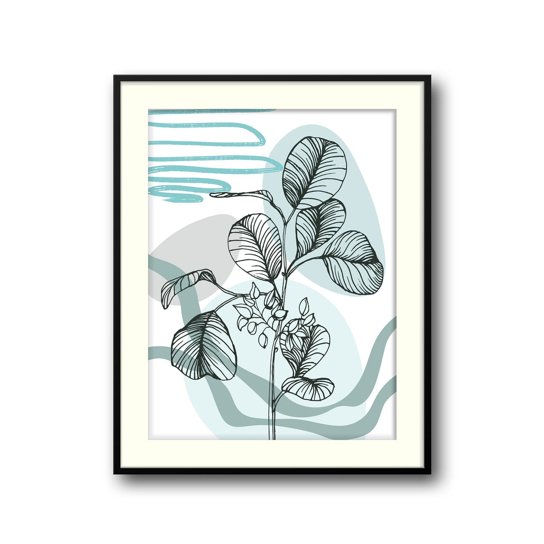 verdant-melody-d  Elegant framed art print in a beautiful frame