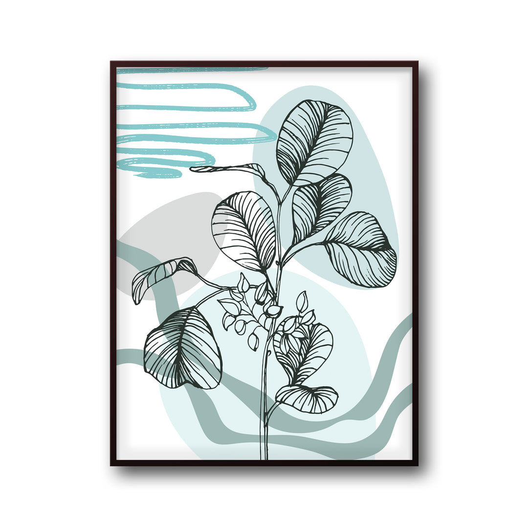 verdant-melody-d  Elegant framed art print in a beautiful frame