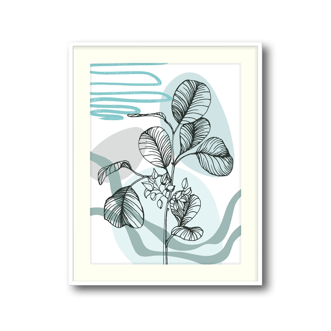 verdant-melody-d  Elegant framed art print in a beautiful frame