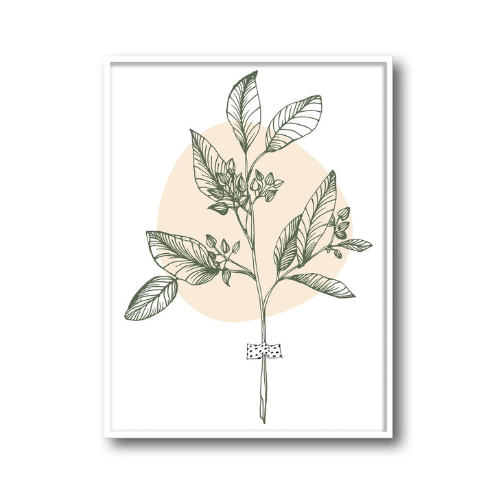 botanical-melody-a  Elegant framed art print in a beautiful frame