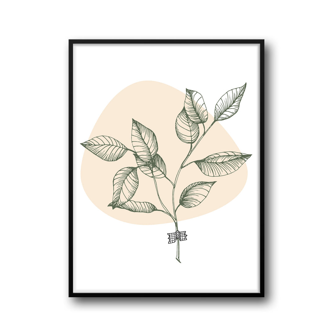 botanical-melody-b  Elegant framed art print in a beautiful frame