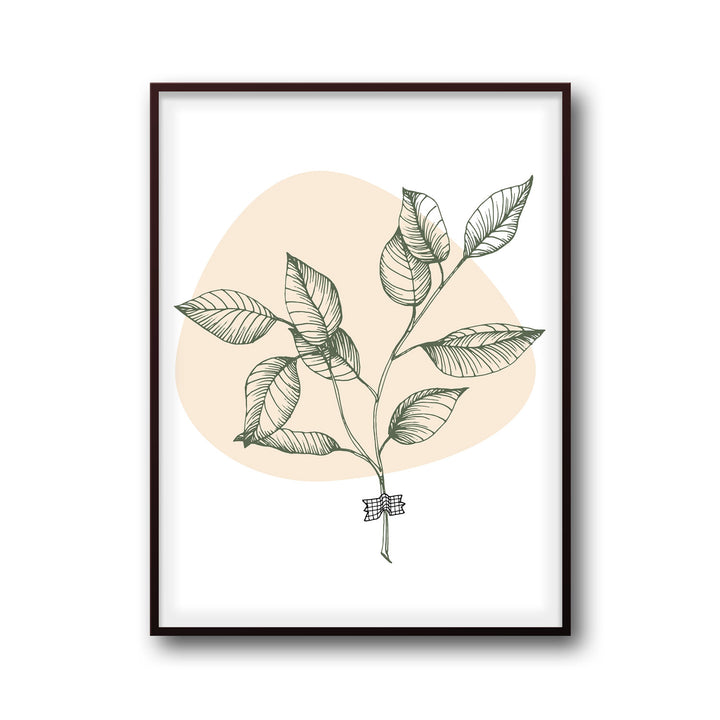 botanical-melody-b  Elegant framed art print in a beautiful frame