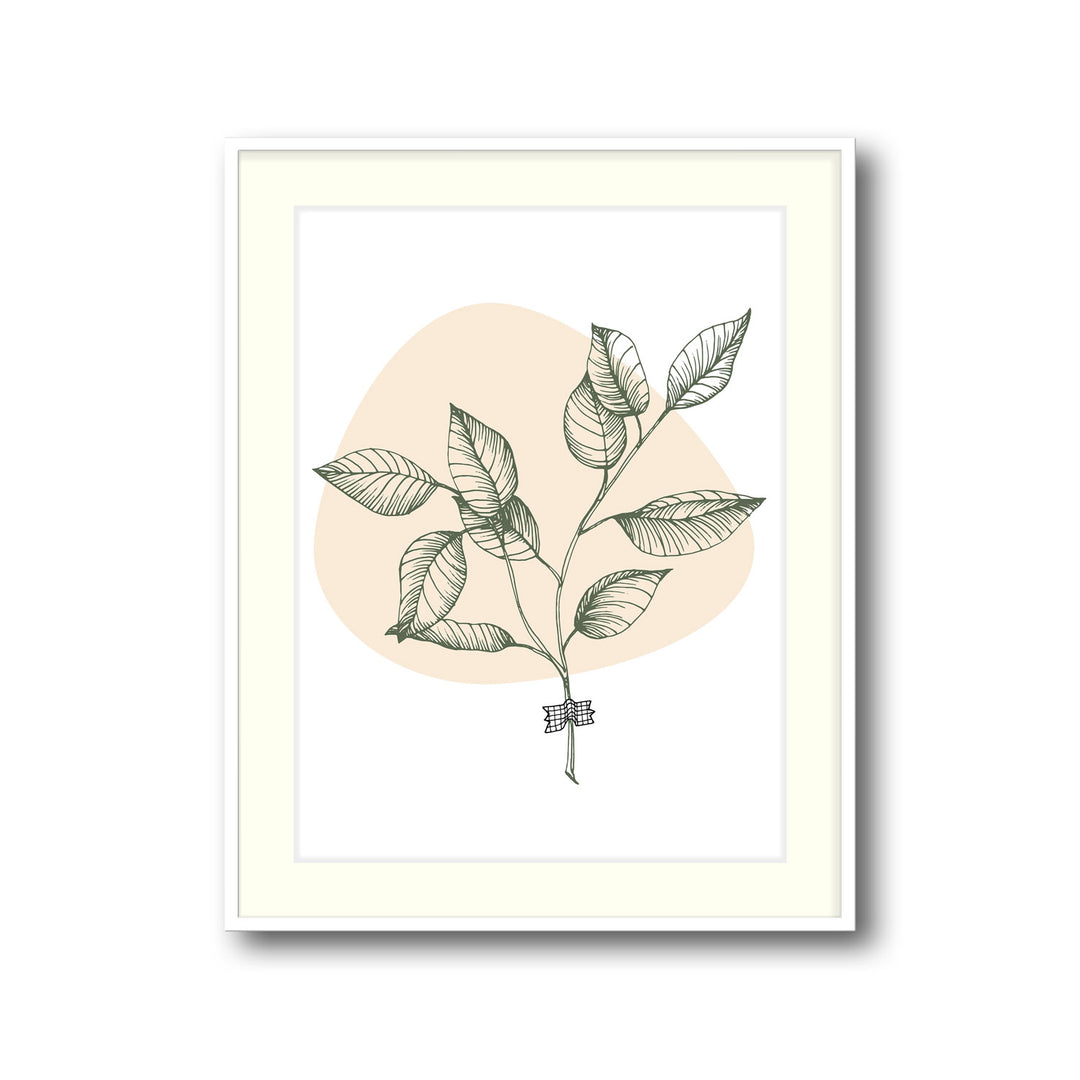 botanical-melody-b  Elegant framed art print in a beautiful frame