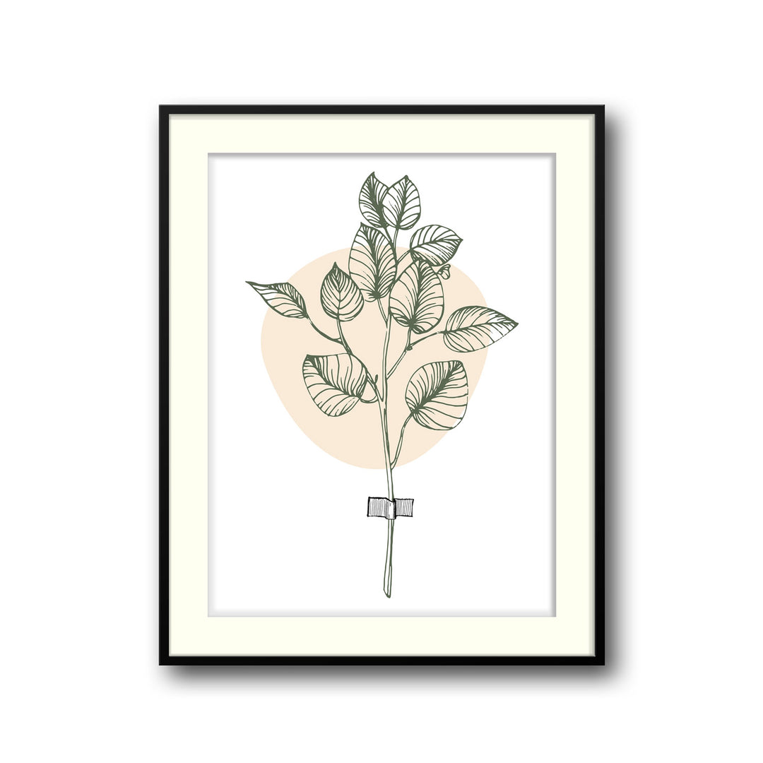 botanical-melody-c  Elegant framed art print in a beautiful frame