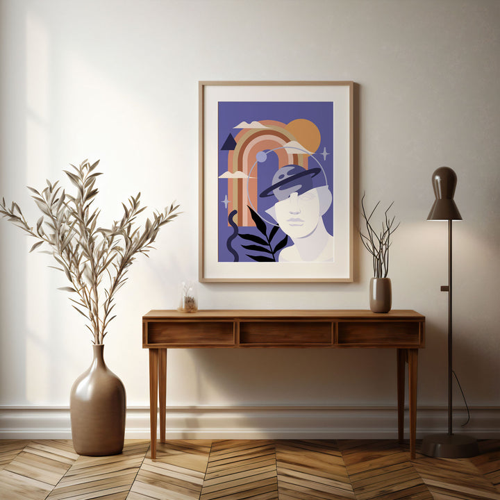 evocative-realms-b  Elegant framed art print in a beautiful frame