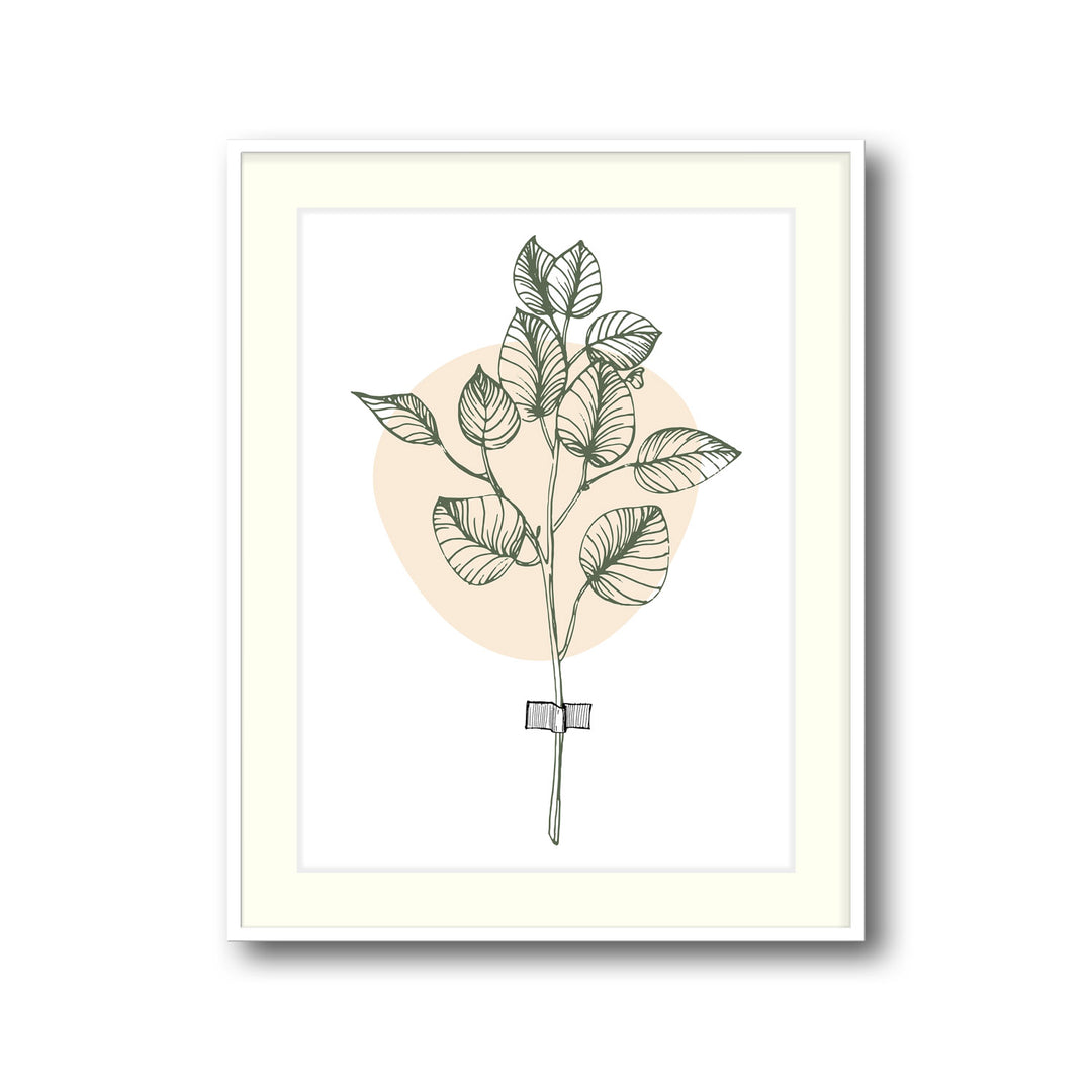 botanical-melody-c  Elegant framed art print in a beautiful frame