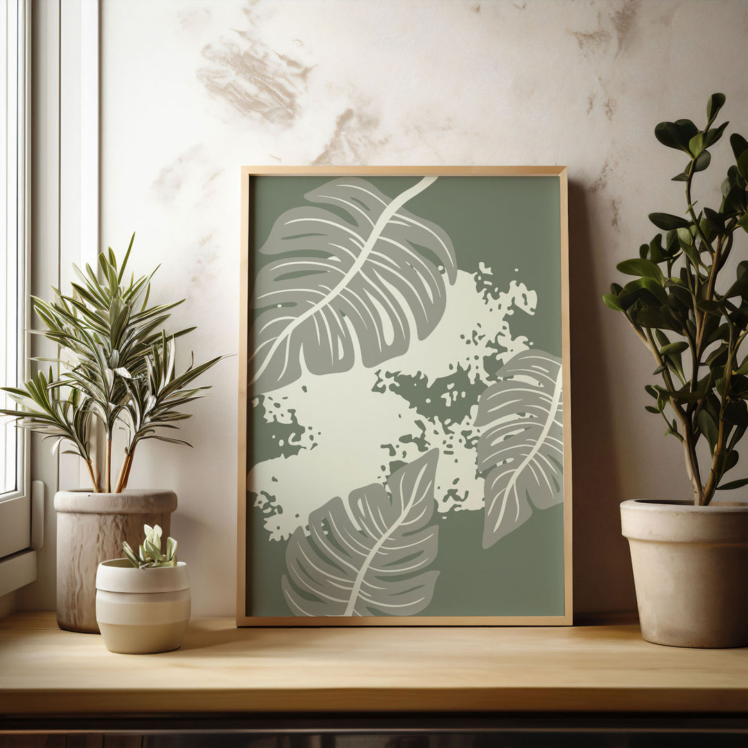 botanical-reverie-b  Elegant framed art print in a beautiful frame