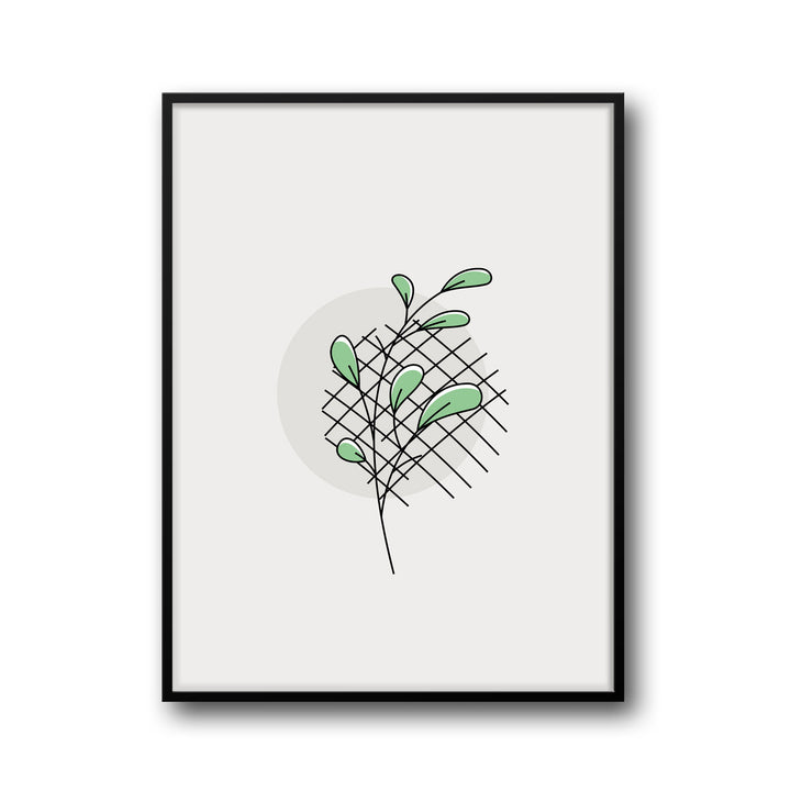 green-oasis-a  Elegant framed art print in a beautiful frame