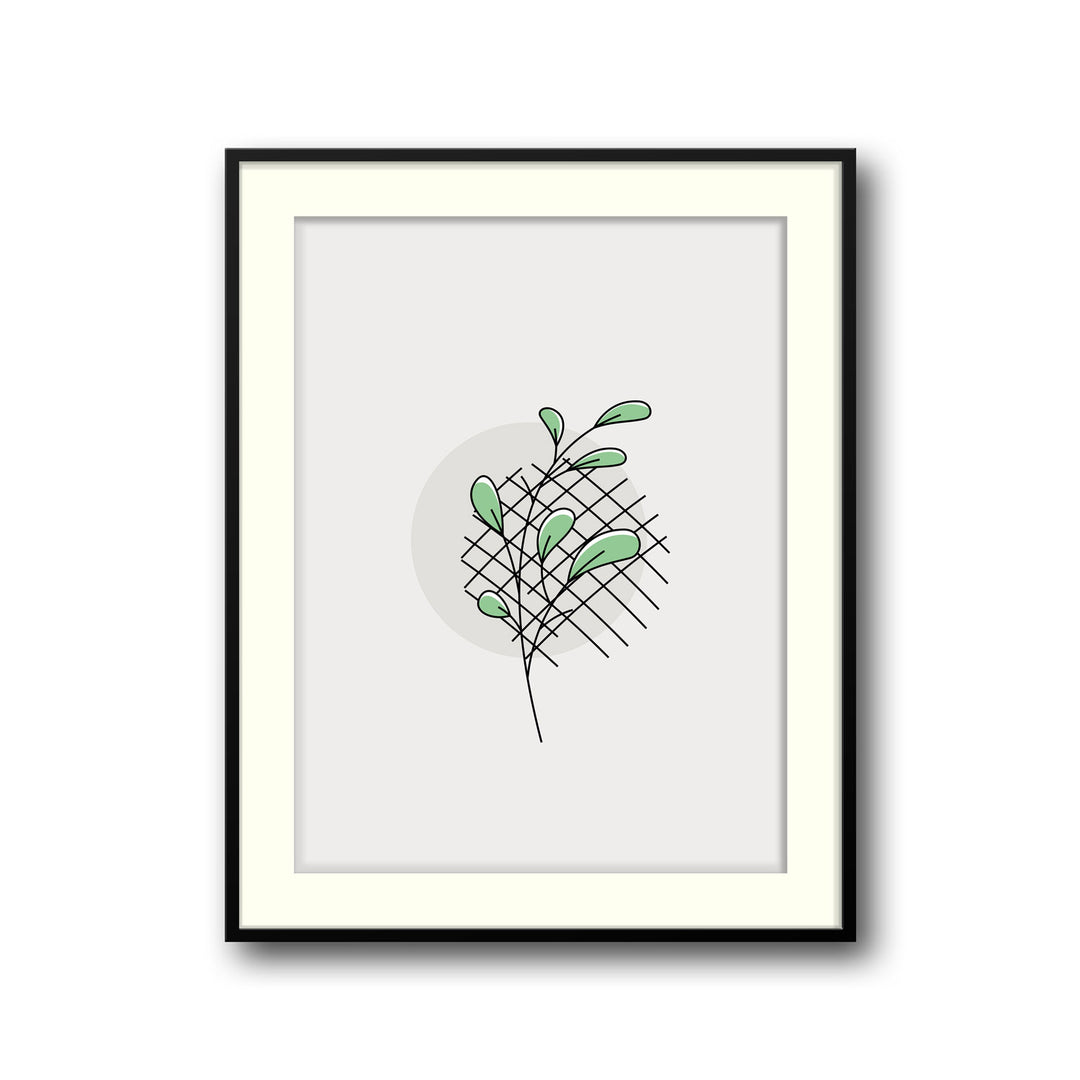 green-oasis-a  Elegant framed art print in a beautiful frame