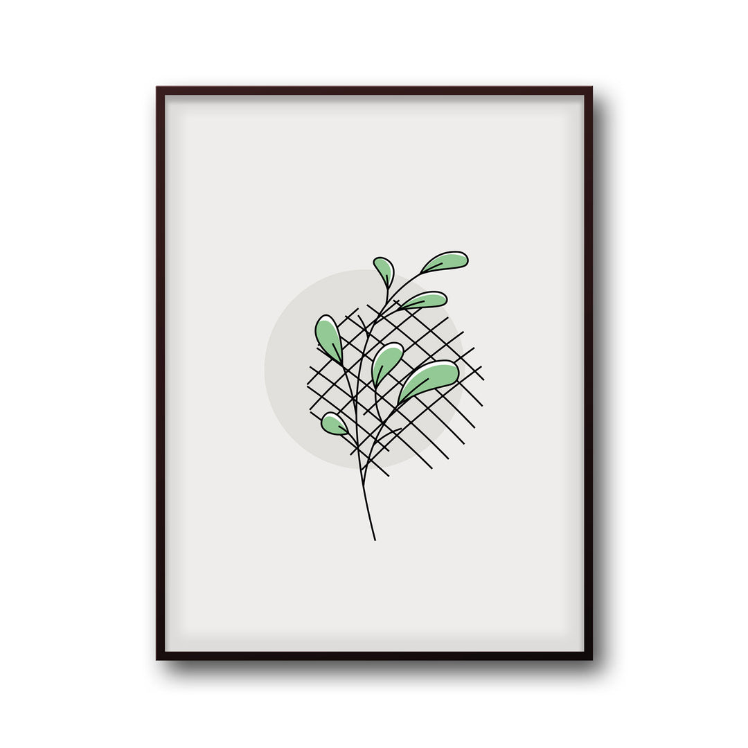 green-oasis-a  Elegant framed art print in a beautiful frame