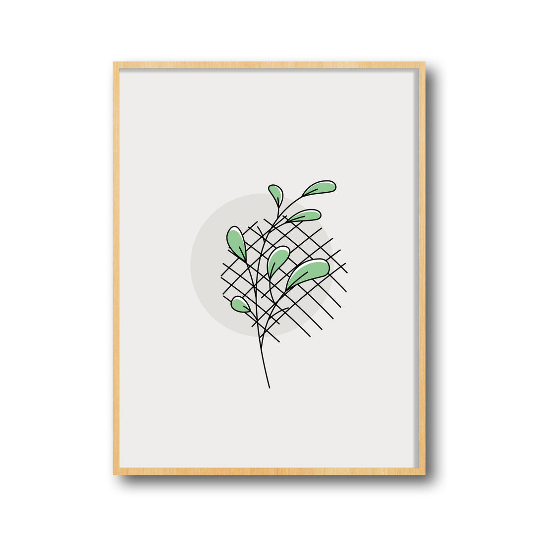 green-oasis-a  Elegant framed art print in a beautiful frame