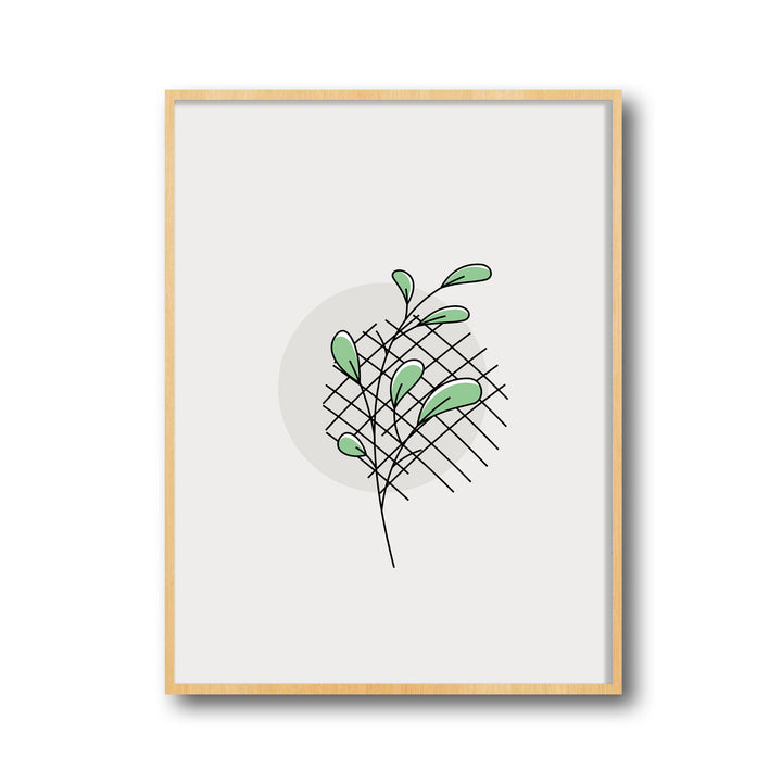 green-oasis-a  Elegant framed art print in a beautiful frame