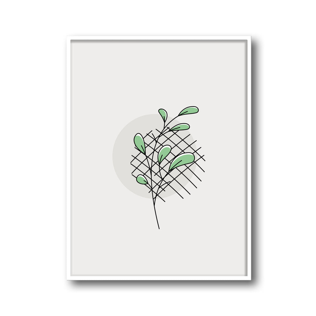 green-oasis-a  Elegant framed art print in a beautiful frame