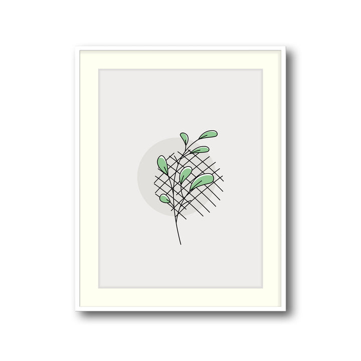 green-oasis-a  Elegant framed art print in a beautiful frame