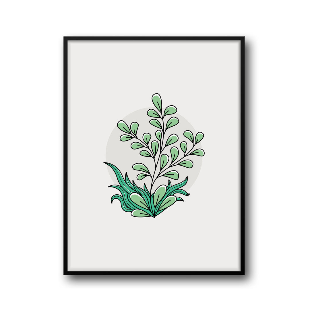 green-oasis-b  Elegant framed art print in a beautiful frame