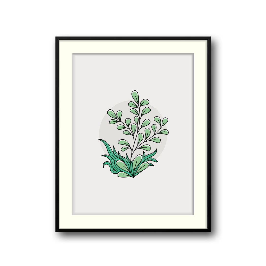 green-oasis-b  Elegant framed art print in a beautiful frame