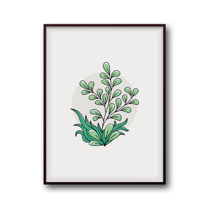 green-oasis-b  Elegant framed art print in a beautiful frame