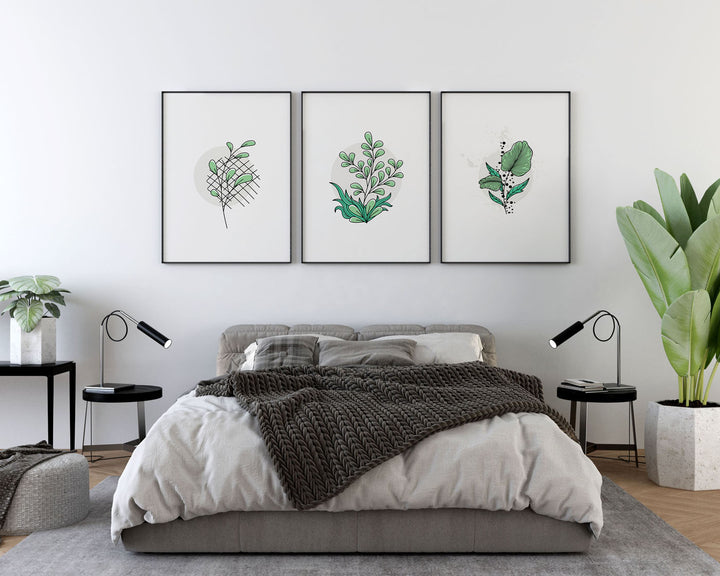 green-oasis  Elegant framed art print in a beautiful frame