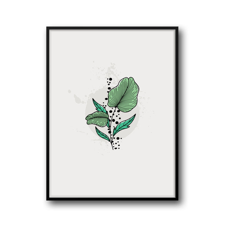 green-oasis-c  Elegant framed art print in a beautiful frame