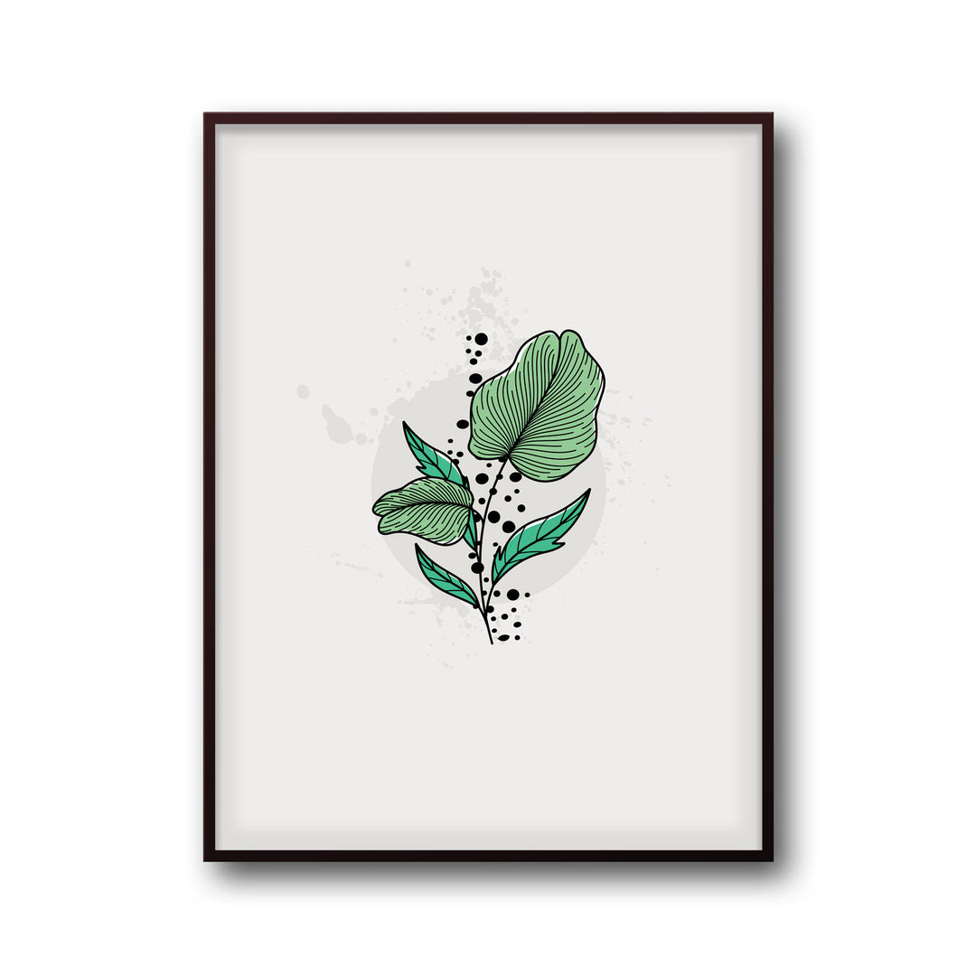 green-oasis-c  Elegant framed art print in a beautiful frame