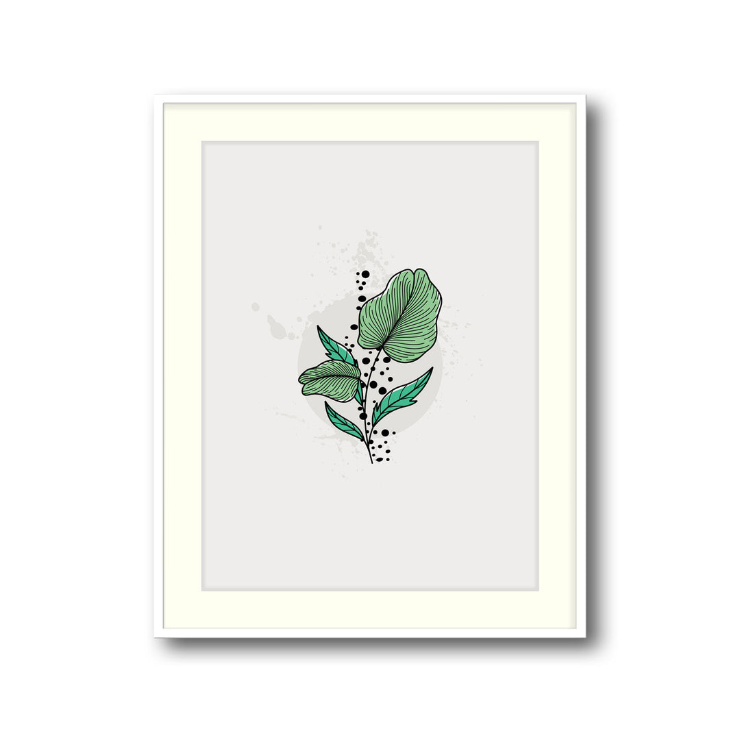 green-oasis-c  Elegant framed art print in a beautiful frame