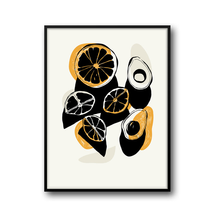 lemonades  Elegant framed art print in a beautiful frame