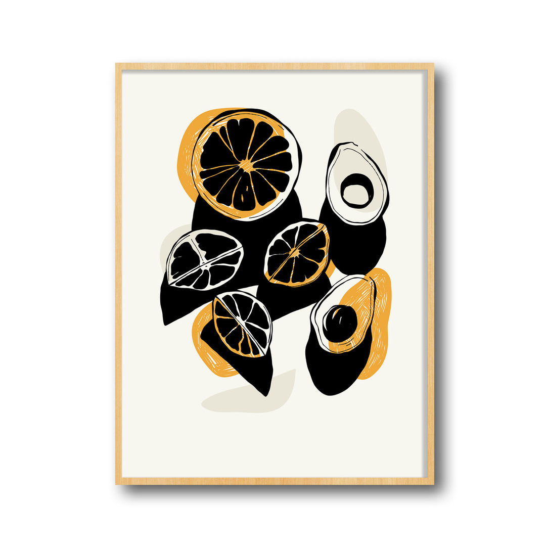 lemonades  Elegant framed art print in a beautiful frame