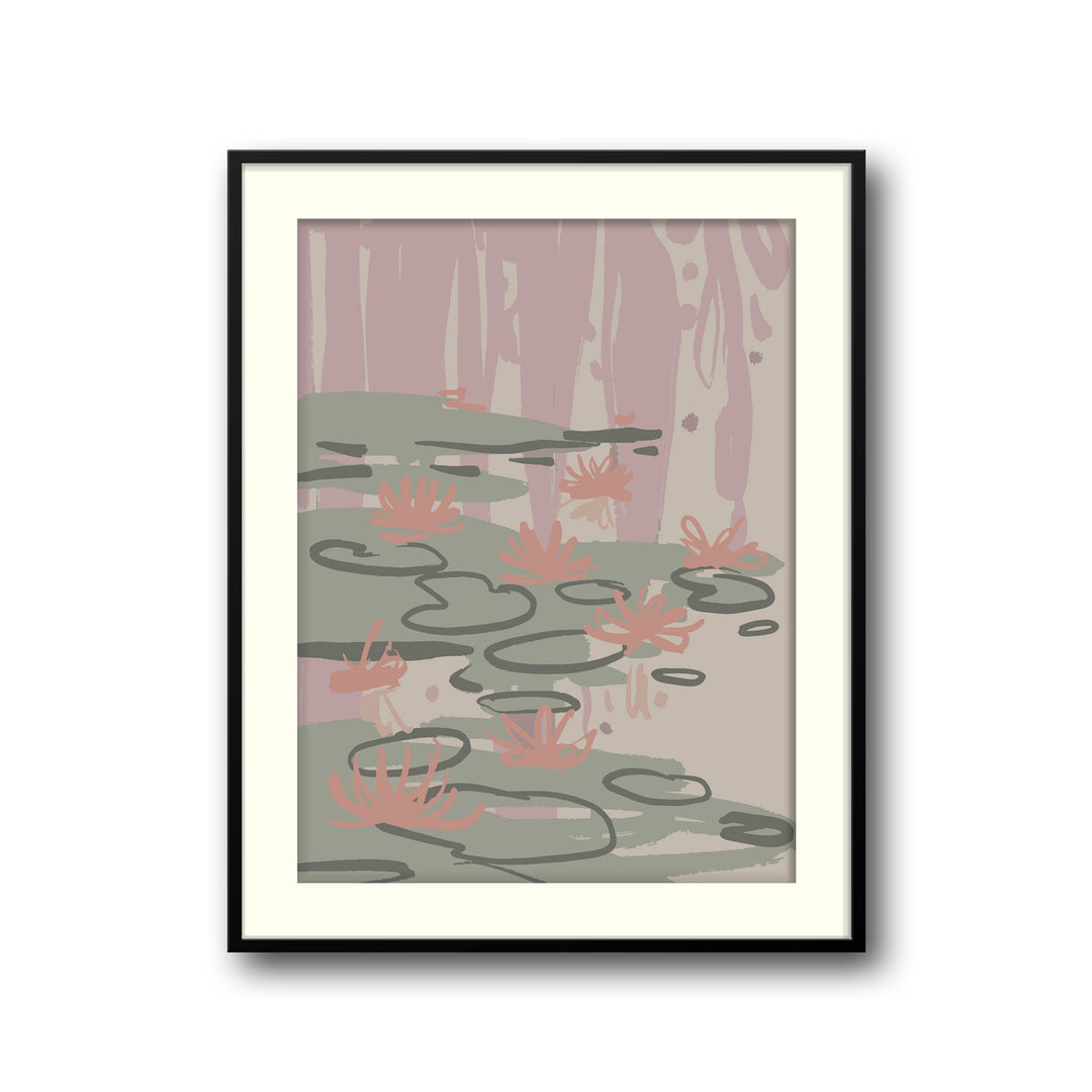 botanic-essence-a  Elegant framed art print in a beautiful frame