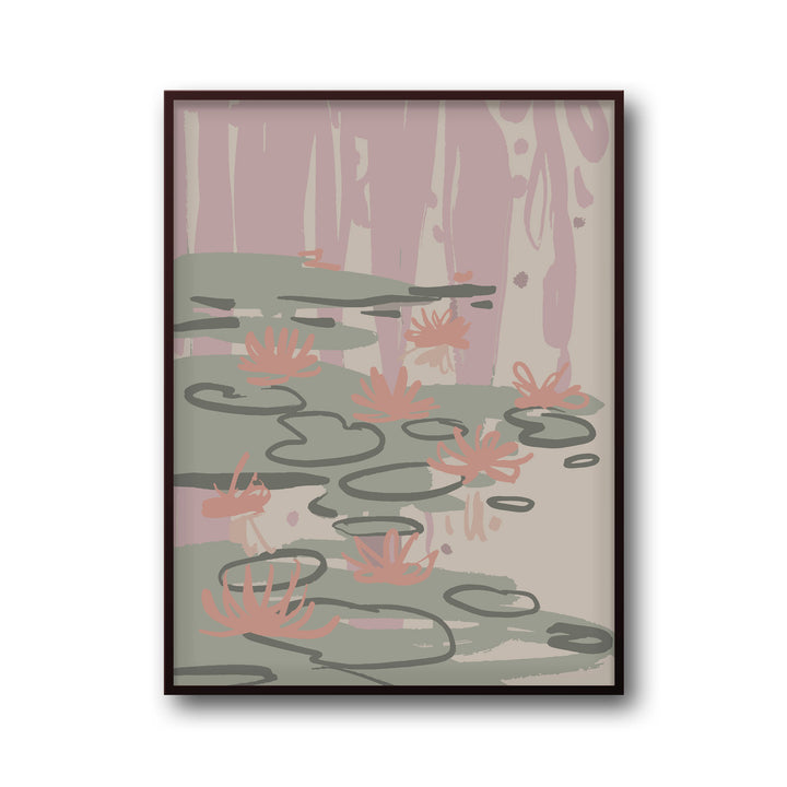 botanic-essence-a  Elegant framed art print in a beautiful frame