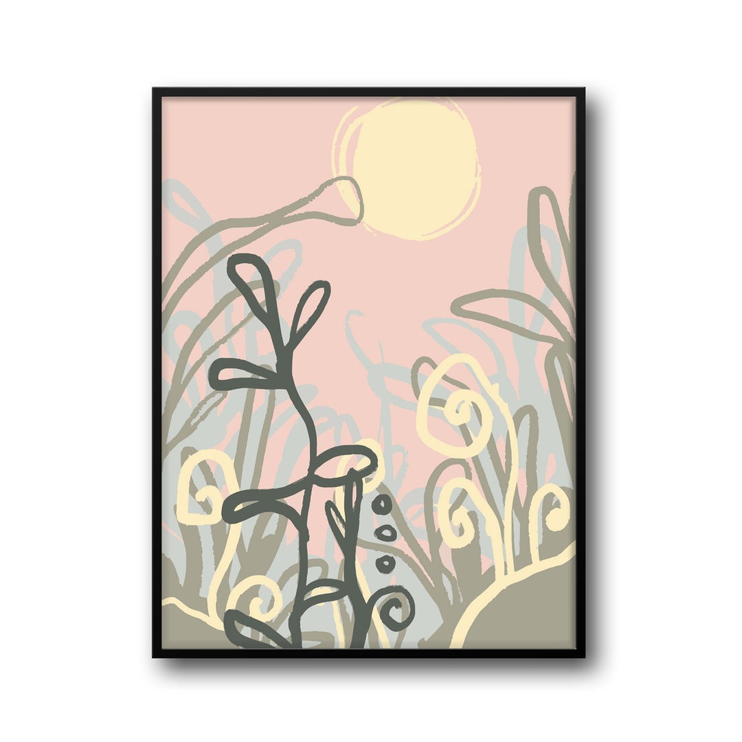 botanic-essence-d  Elegant framed art print in a beautiful frame