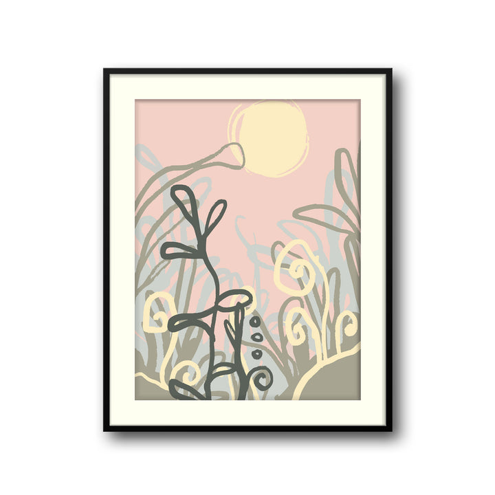 botanic-essence-d  Elegant framed art print in a beautiful frame