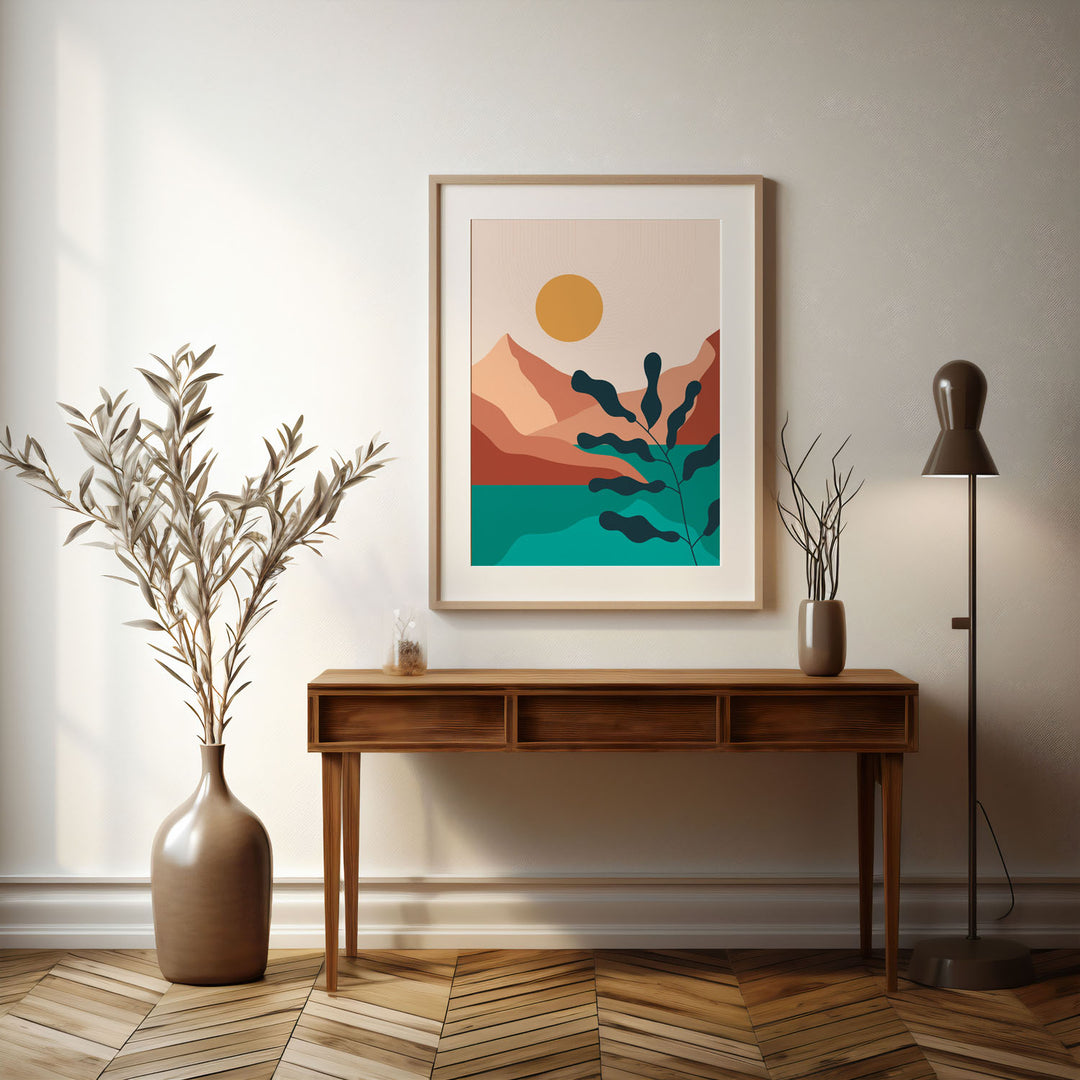 botanica-nova-b  Elegant framed art print in a beautiful frame