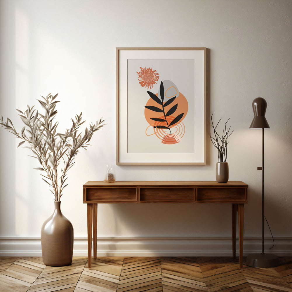 kaleida-b  Elegant framed art print in a beautiful frame