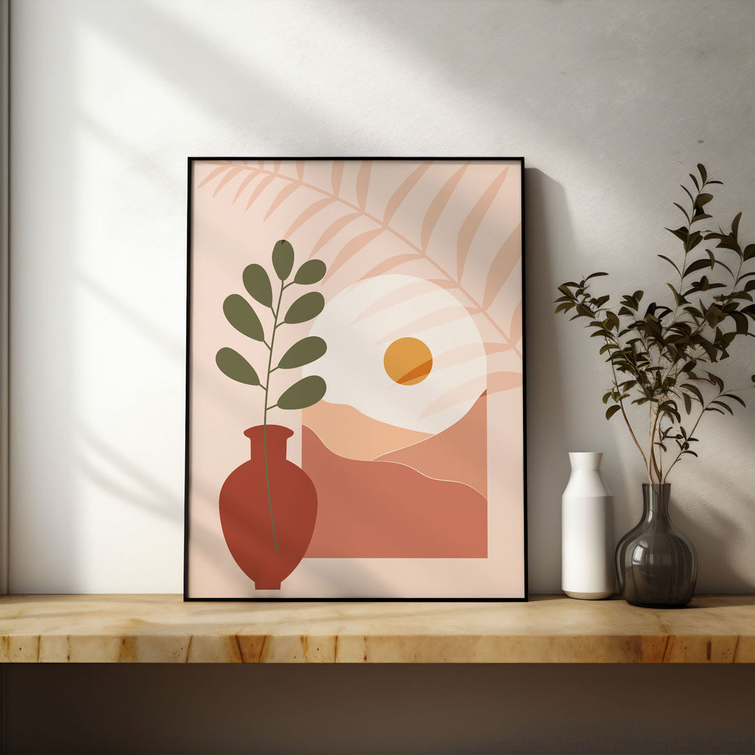 botanica-nova-a  Elegant framed art print in a beautiful frame