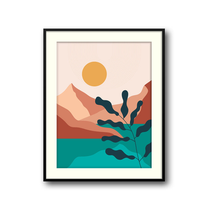 botanica-nova-b  Elegant framed art print in a beautiful frame