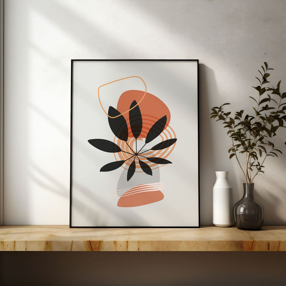 kaleida-a  Elegant framed art print in a beautiful frame