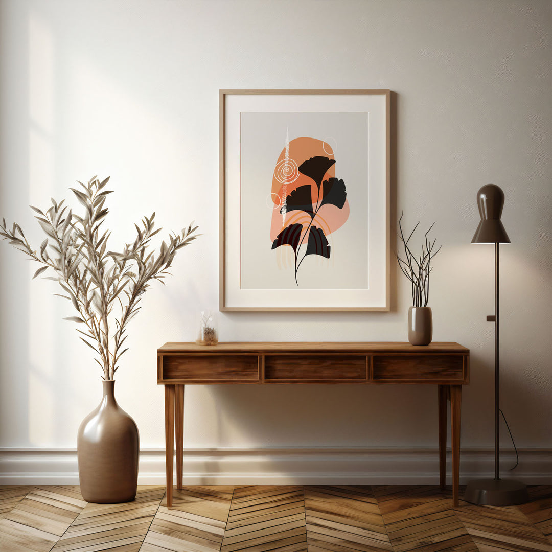 petalia-b  Elegant framed art print in a beautiful frame