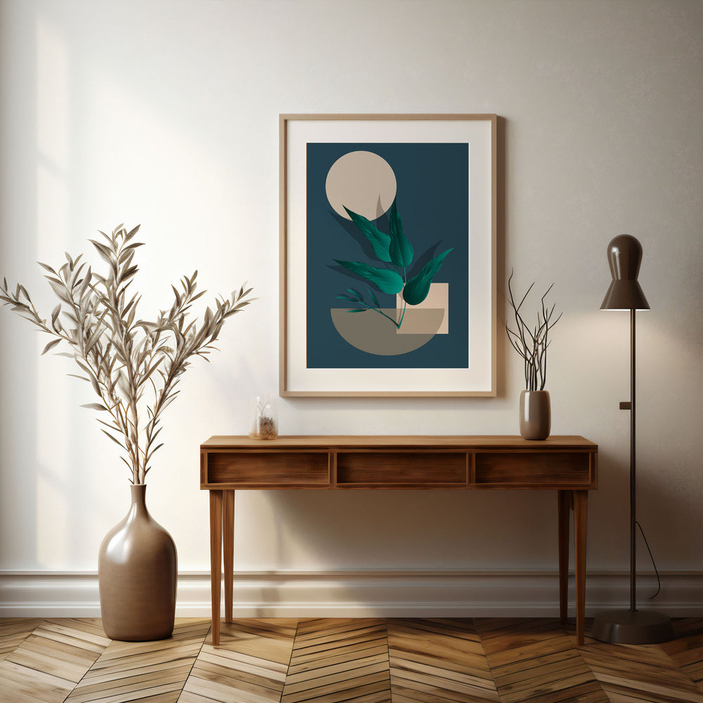 verdantique-c  Elegant framed art print in a beautiful frame