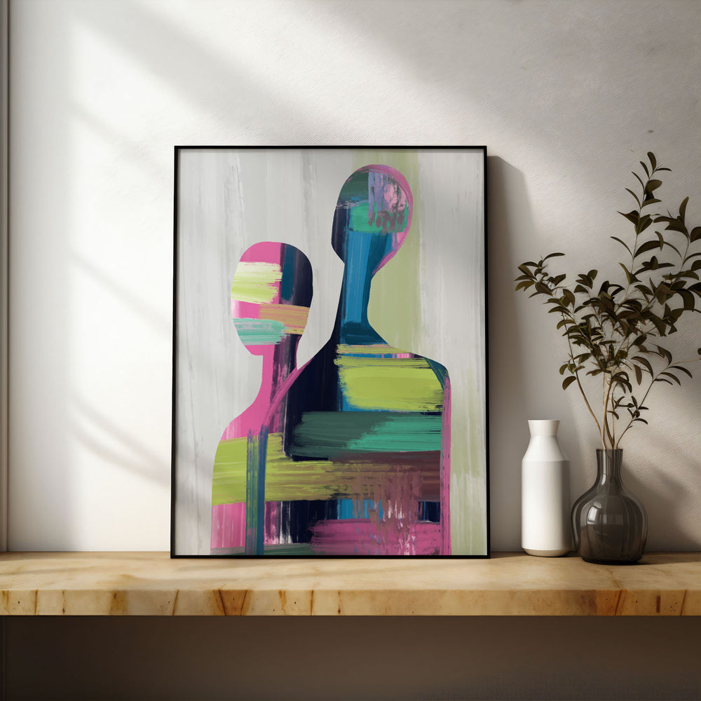 fusion-of-forms-a  Elegant framed art print in a beautiful frame