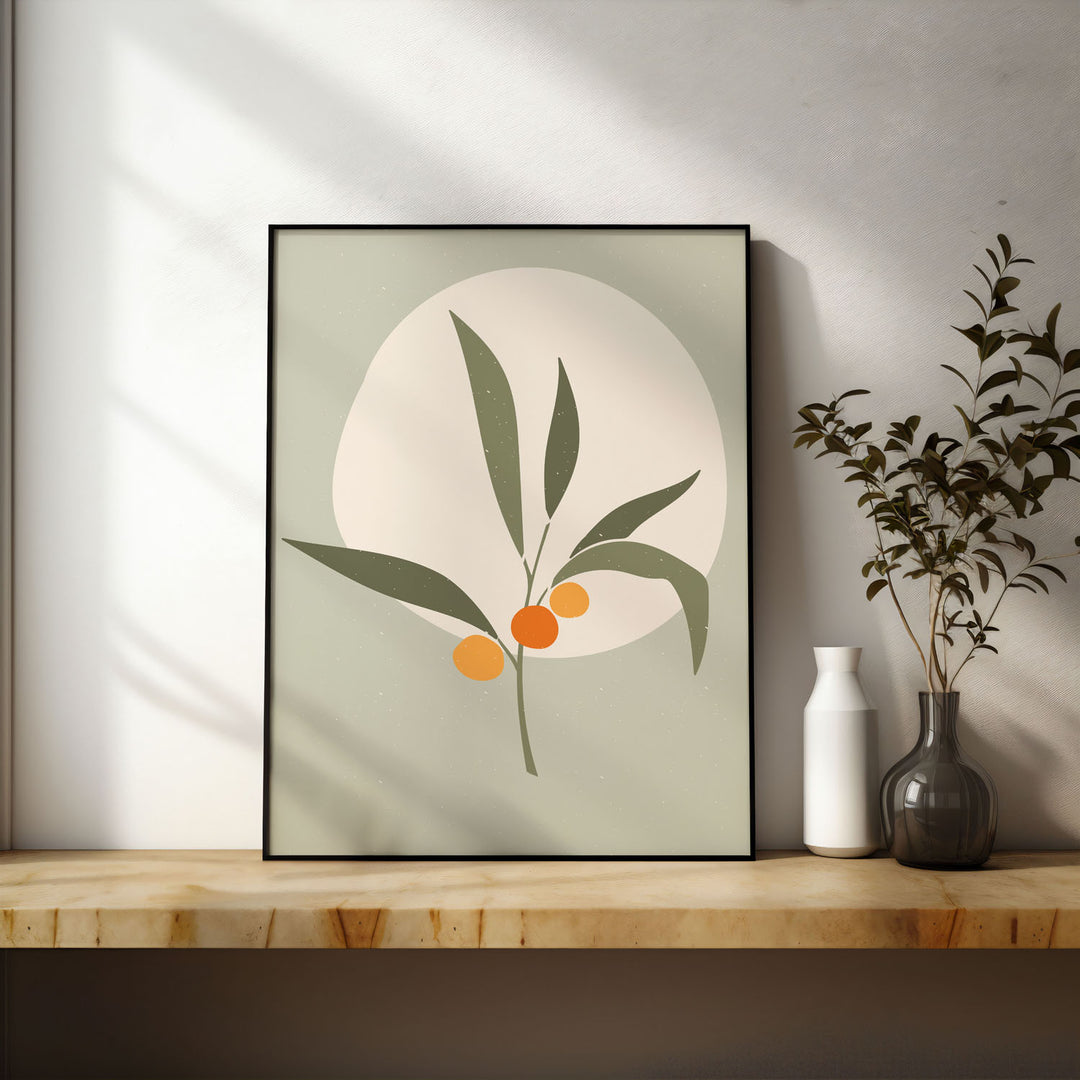 edens-tapestry-a  Elegant framed art print in a beautiful frame