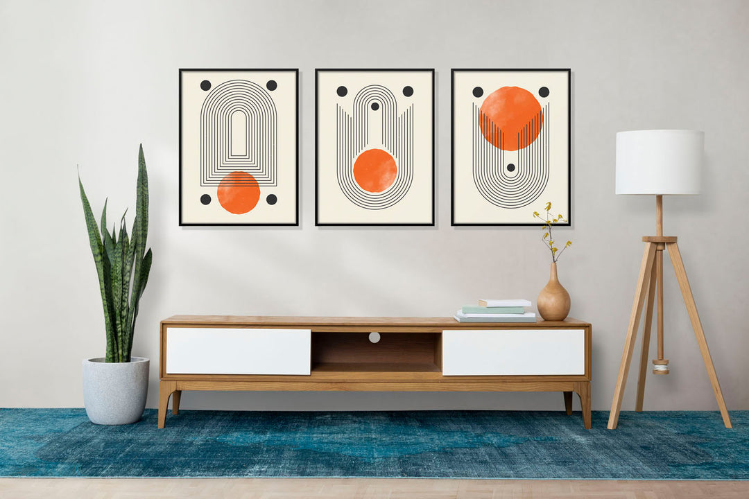 geometric-galore  Elegant framed art print in a beautiful frame