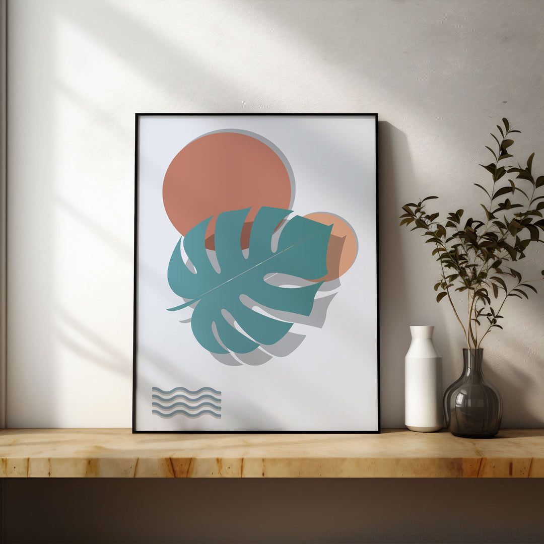 floral-nomadism-a  Elegant framed art print in a beautiful frame