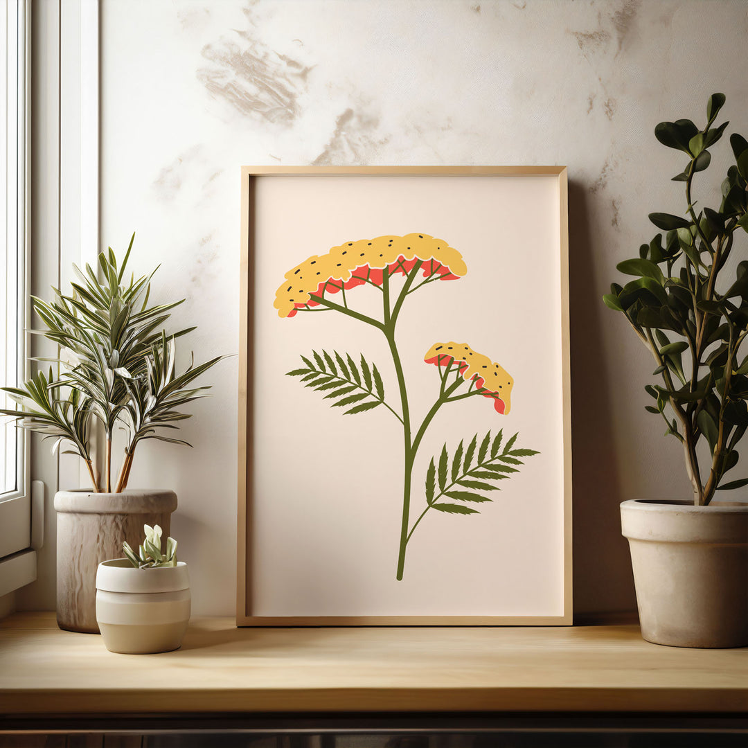 floral-symphony-b  Elegant framed art print in a beautiful frame