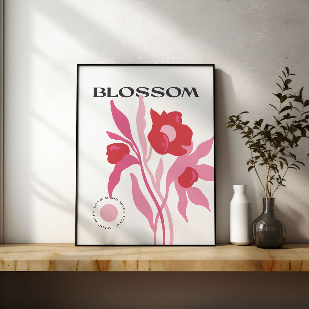 blossom-garden-a  Elegant framed art print in a beautiful frame