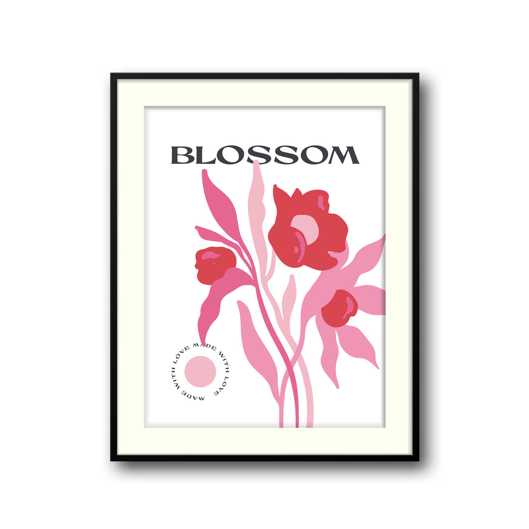 blossom-garden-a  Elegant framed art print in a beautiful frame