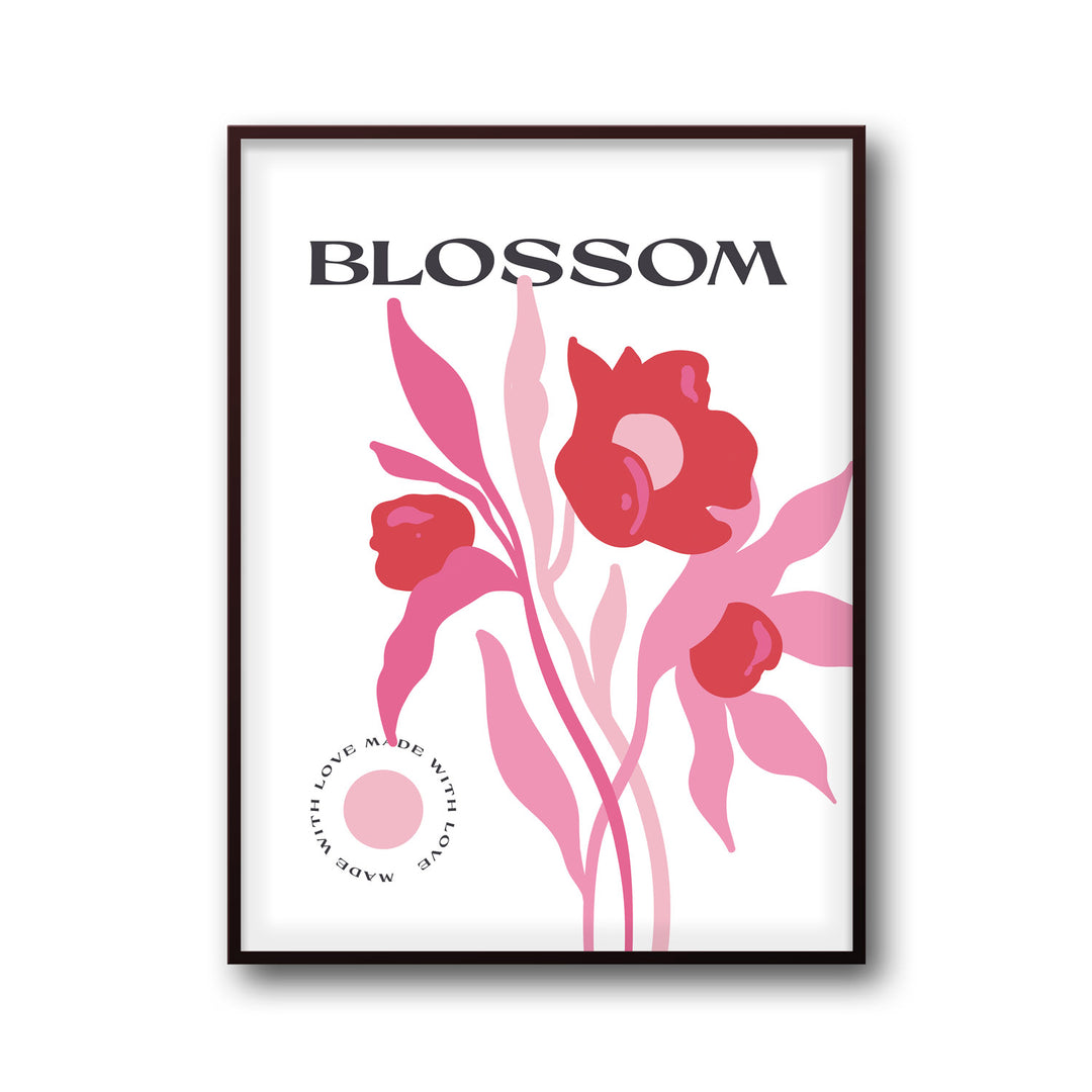 blossom-garden-a  Elegant framed art print in a beautiful frame